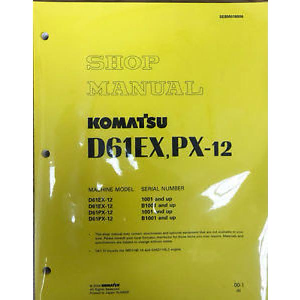 Komatsu Vietnam  Bulldozer D61EX-12, D61PX-12 Service Repair Printed Manual #1 image