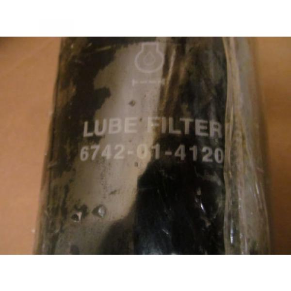 Komatsu Fiji  OIL Lube FILTER ELEMENT cartridge #6742-01-4120 (AH-77) #2 image