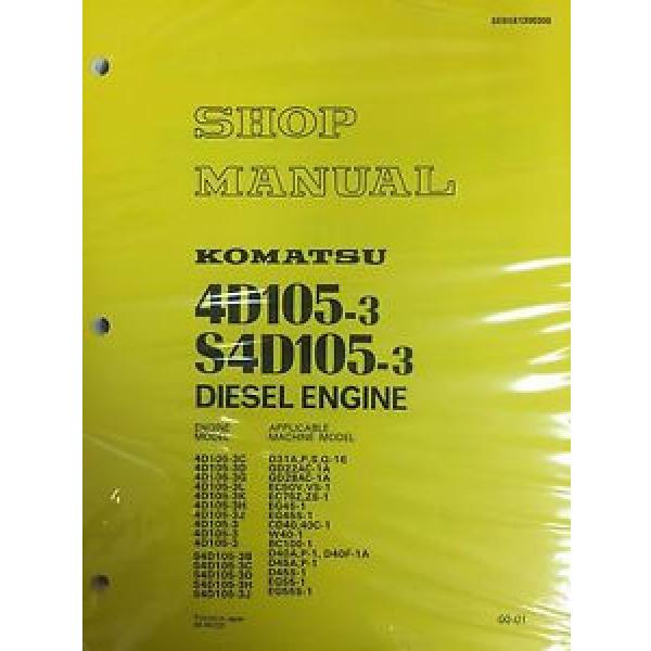 Komatsu Denmark  4D105-3 S4D105-3 Series Engine Factory Shop Service Repair Manual #1 image