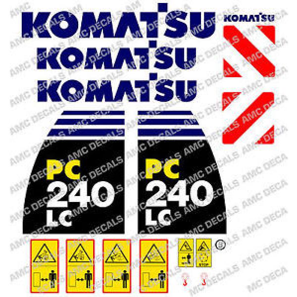 KOMATSU Swaziland  PC240LC -8 DIGGER DECAL STICKER SET #1 image