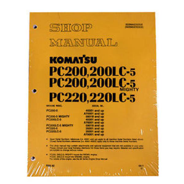 Komatsu Slovenia  Service PC200-5 Mighty, PC200LC-5 Shop Manual #1 image