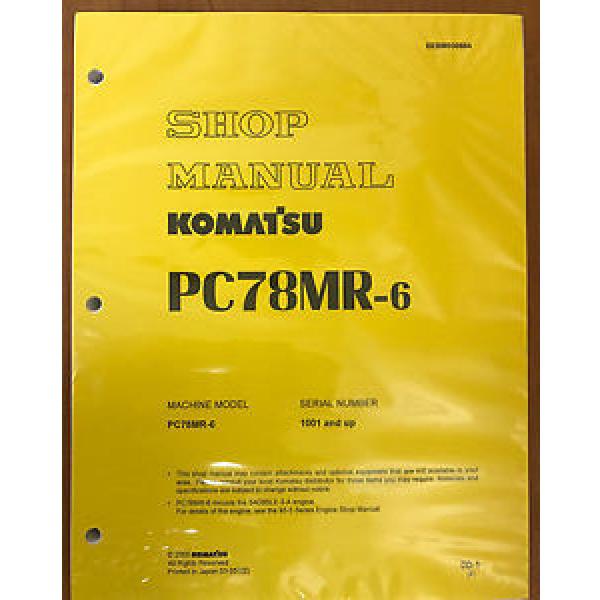 Komatsu Laos  Service PC78MR-6 Excavator Shop Repair Manual #1 image