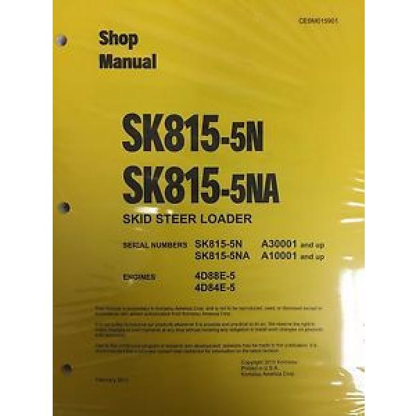 Komatsu Oman  Service SK815-5N SK815-5NA Turbo Manual SHOP SKID STEER #1 image