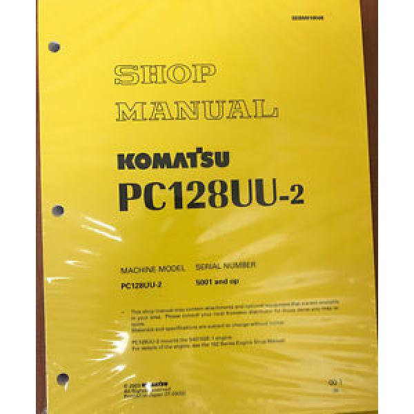 Komatsu Brazil  Service PC128UU-2 Shop Manual Book NEW #1 image