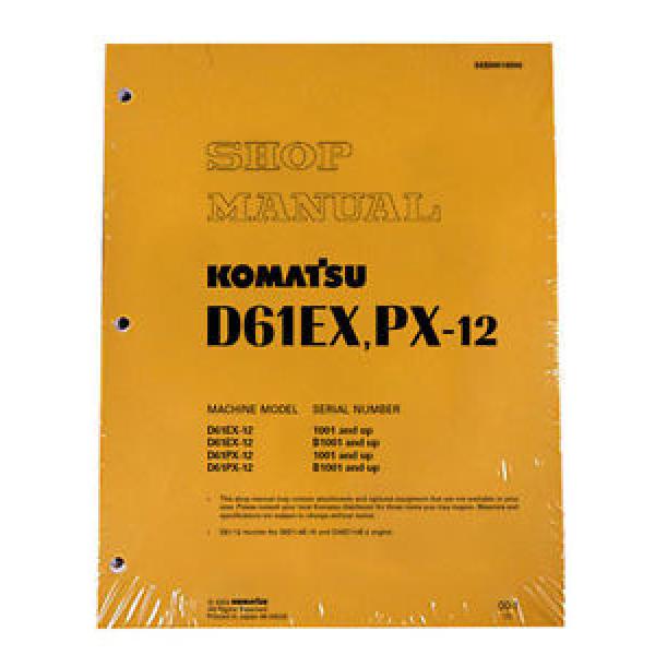 Komatsu Moldova, Republic of  Bulldozer D61EX-12, D1PX-12 Service Repair Printed Manual #1 image