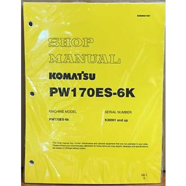 Komatsu Moldova, Republic of  Service PW170ES-6K Excavator Shop Manual NEW REPAIR #1 image