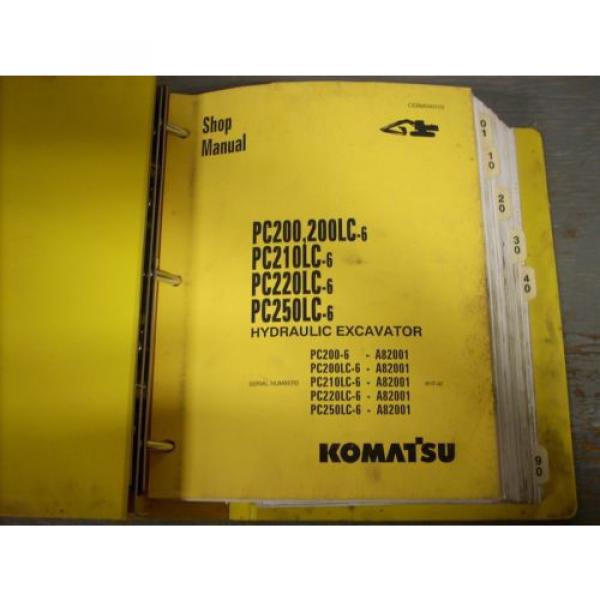 Komatsu Honduras  Shop Manual PC200 PC200 PC210 PC220 PC250 Hydraulic Excavator #1 image