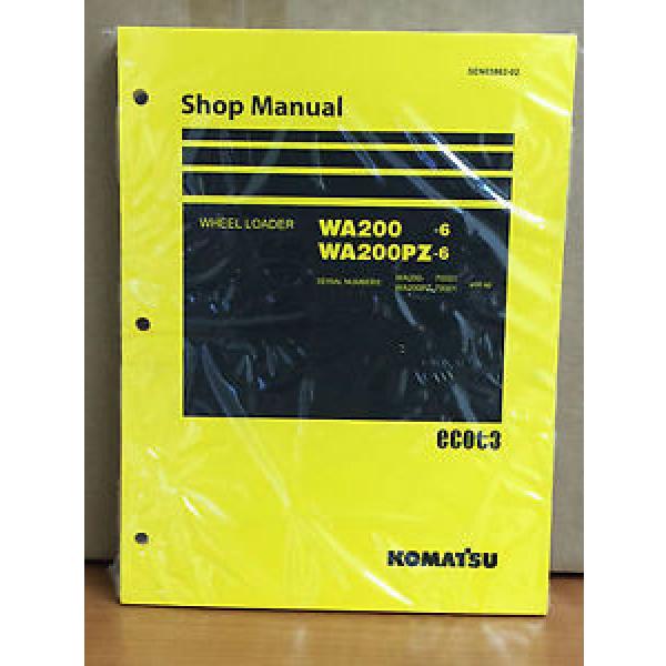 Komatsu Laos  WA200-6, WA200PZ-6 Wheel Loader Shop Service Repair Manual #1 image