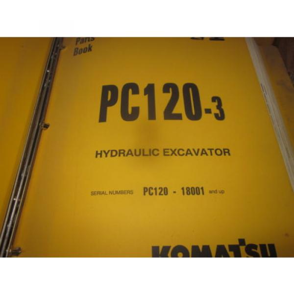 Komatsu Gambia  PC120-3 Hydraulic Excavator Parts Book Manual #1 image