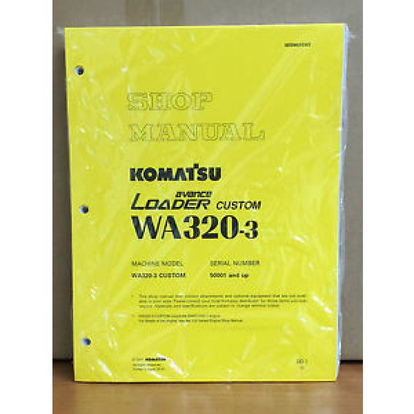 Komatsu Liberia  WA320-3 Avance Custom Wheel Loader Shop Service Repair Manual #1 image
