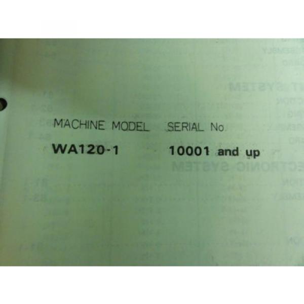 Komatsu France  WA120-1 Wheel Loader Shop Manual #3 image