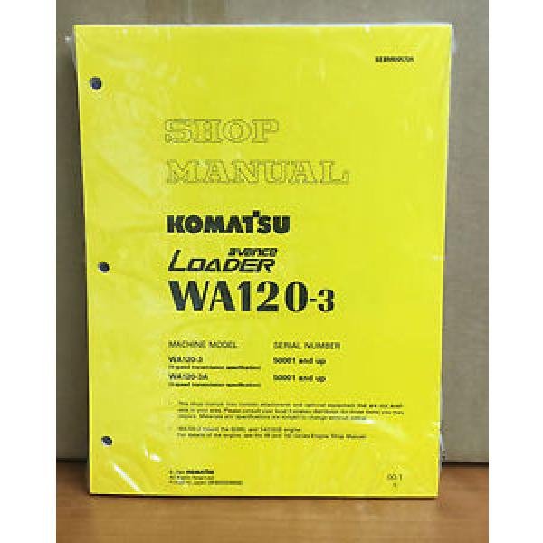 Komatsu Botswana  WA120-3, W120-3A Avance Wheel Loader Shop Service Repair Manual #1 image