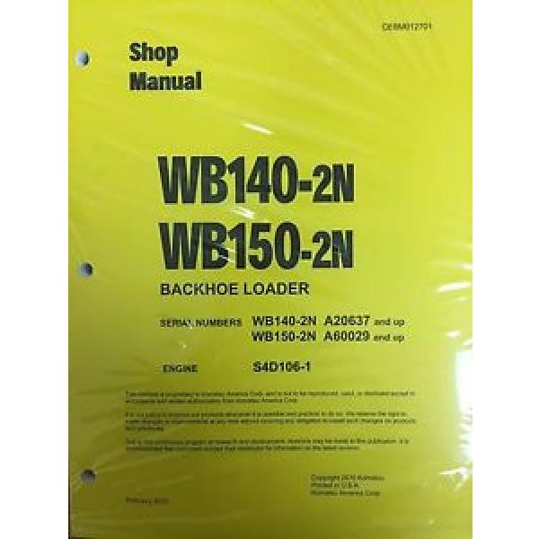 Komatsu Oman  WB140-2N, WB150-2N Backhoe Service Shop Manual #1 image