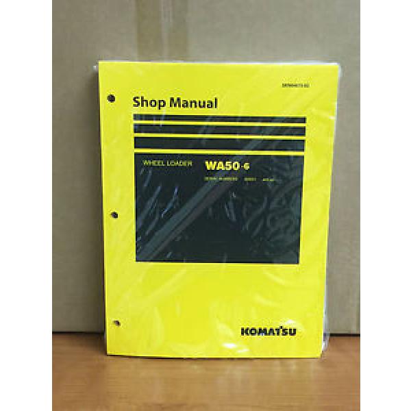 Komatsu Denmark  WA50-6 Wheel Loader Shop Service Repair Manual #1 image