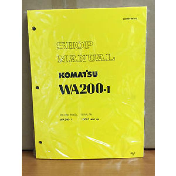 Komatsu United States of America  WA200-1 Wheel Loader Shop Service Repair Manual #1 image