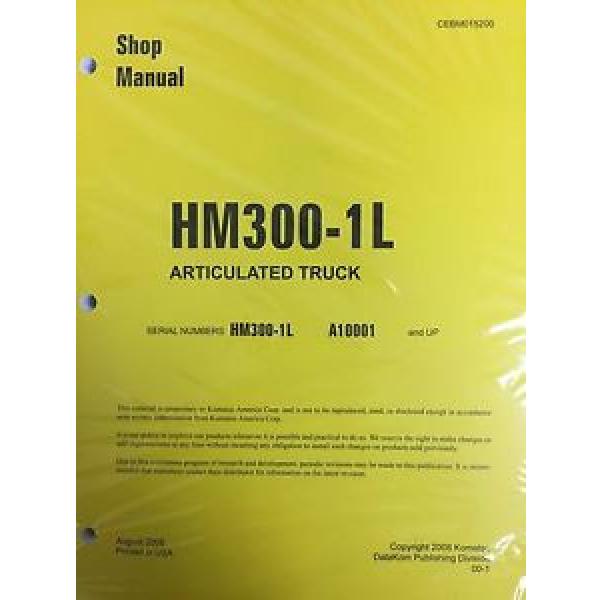 Komatsu Moldova, Republic of  HM300-1L Shop Service Manual Articulated Dump Truck #1 image