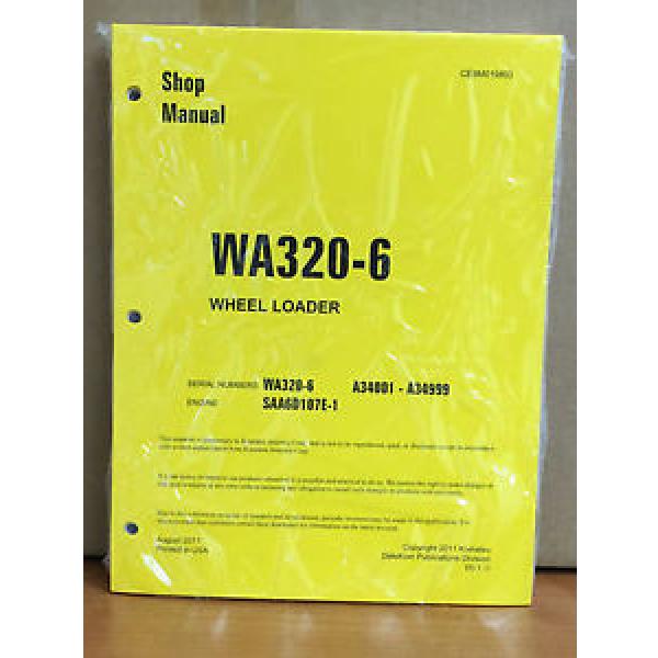 Komatsu Luxembourg  WA320-6 Wheel Loader Shop Service Repair Manual #1 image