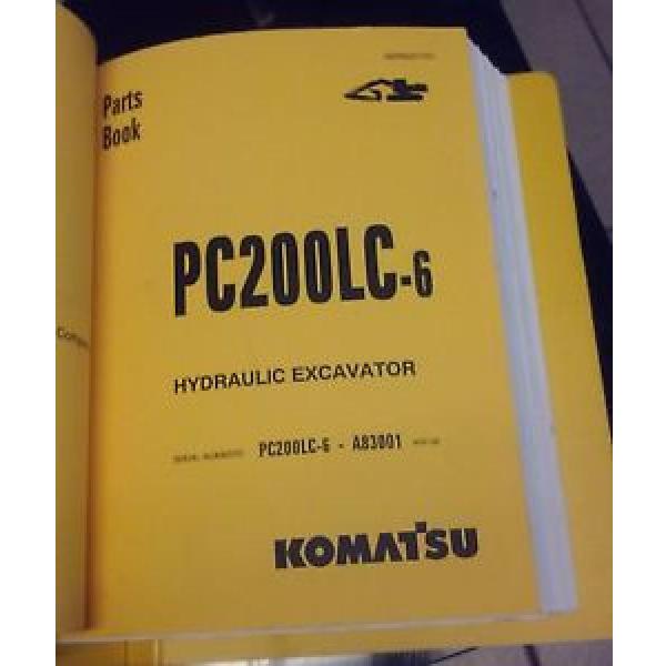 PARTS Liechtenstein  MANUAL FOR PC200LC-6 SERIAL A83001 AND UP KOMATSU CRAWLER EXCAVATOR #1 image