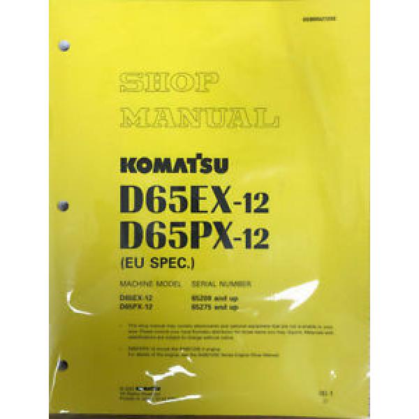 Komatsu Denmark  D65EX-12, D65PX-12 Dozer Crawler Tractor Bulldozer Shop Service Manual #1 image
