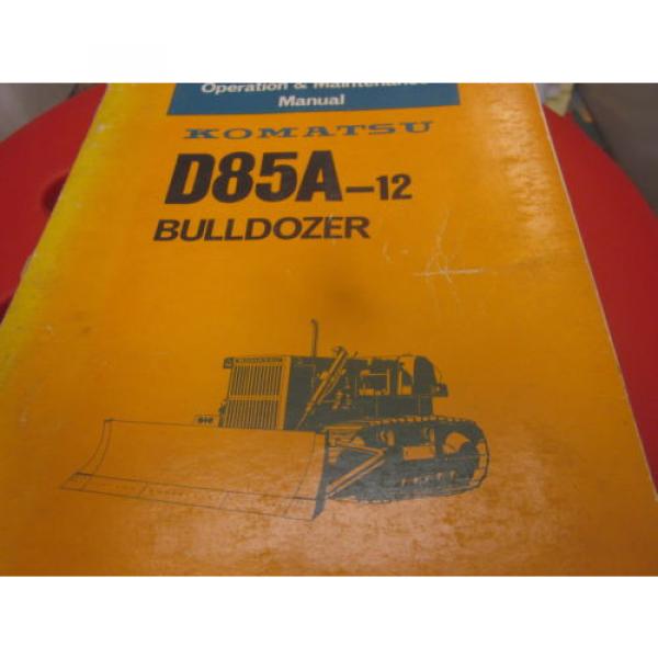 Komatsu Bahamas  D85A-12 Bulldozer Operation &amp; Maintenance Manual #1 image