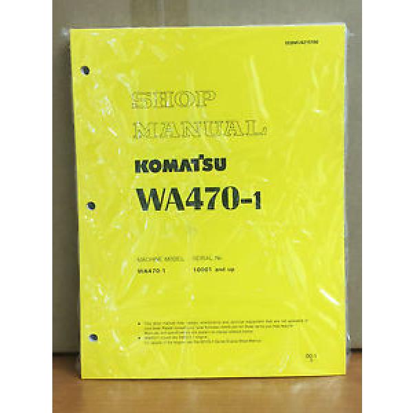 Komatsu Burma  WA470-1 Wheel Loader Shop Service Repair Manual #1 image