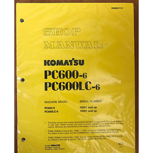 Komatsu Rep.  Service PC600-6, PC600LC-6 Service Repair Manual #1 image