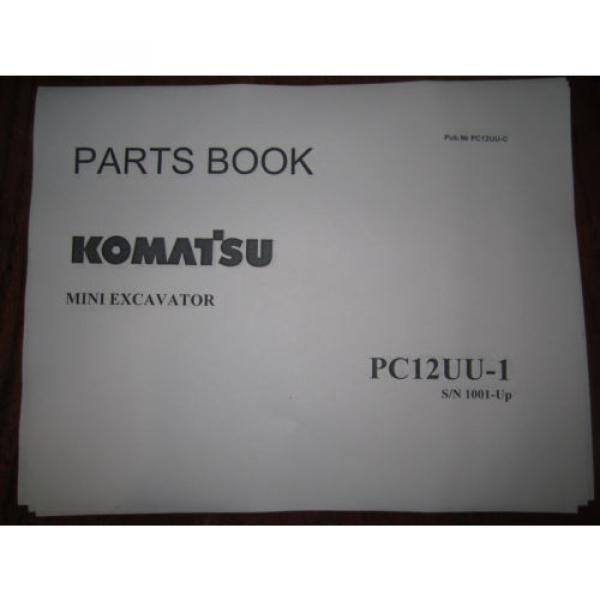 Komatsu Gambia  PC12UU-1 mini excavator parts Manual #1 image
