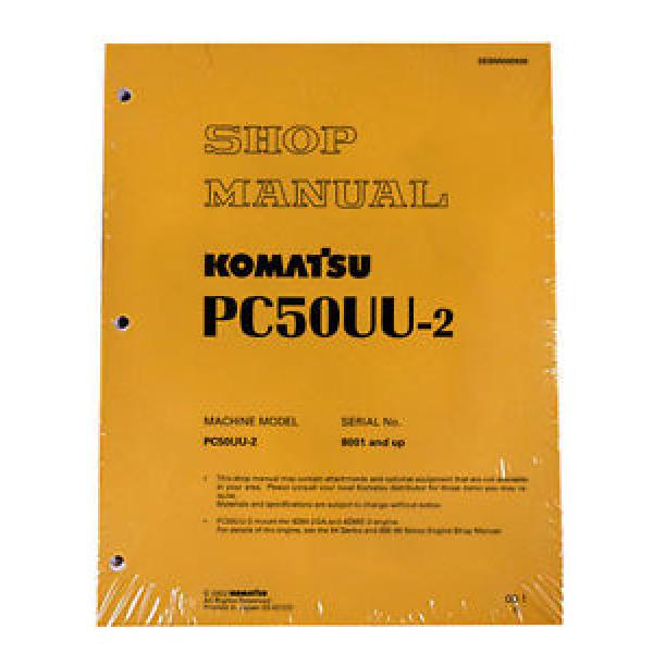Komatsu Burma  Service PC50UU-2 Excavator Shop Repair Manual #1 image