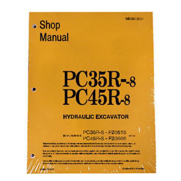 Komatsu Oman  Service PC35R-8, PC45R-8 Shop Manual #2 #1 image