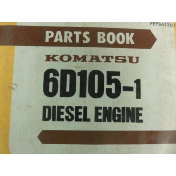 Komatsu Samoa Eastern  6D105-1 Diesel Engine Parts Book #2 image