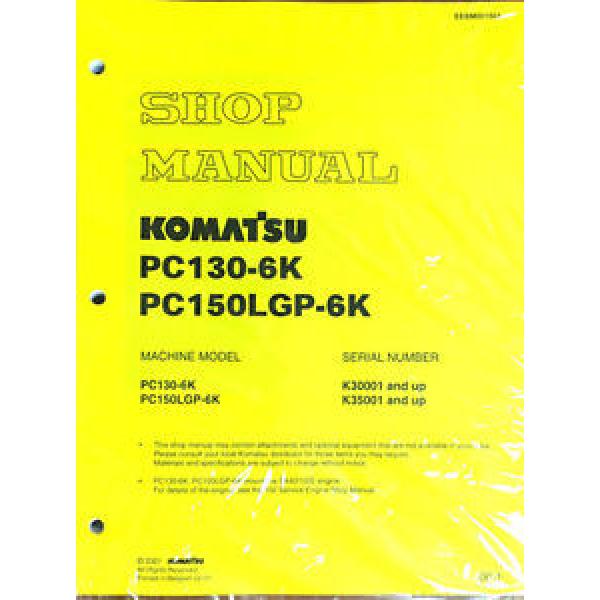 Komatsu Costa Rica  Service PC150LGP-6K, PC130-6K Shop Manual NEW #1 image