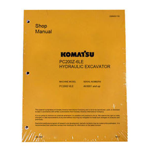 Komatsu Barbados  Service PC200Z-6LE Shop Manual Book NEW #1 image