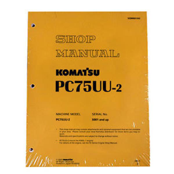 Komatsu Reunion  Service PC75UU-2 Excavator Shop Repair Manual #1 image