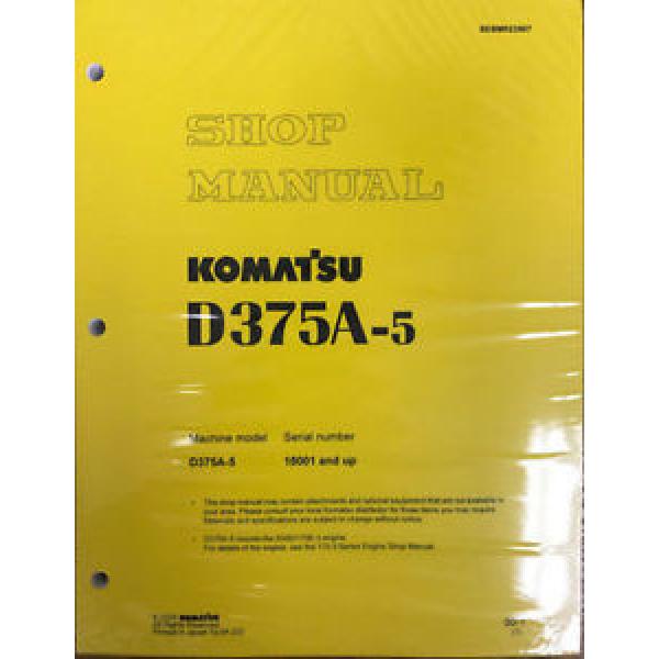 Komatsu Botswana  D375A-5 Service Repair Workshop Printed Manual #1 image