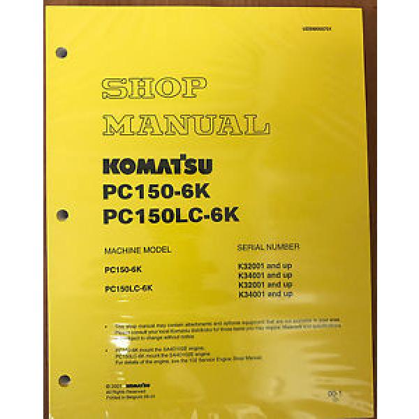 Komatsu Suriname  Service PC150-6K Shop Repair Manual NEW #1 image