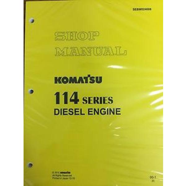 Komatsu Cuinea  114 Series Engine Factory Shop Service Repair Manual #1 image