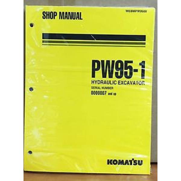 Komatsu Guyana  Service PW95-1 Excavator Shop Manual NEW REPAIR #1 image