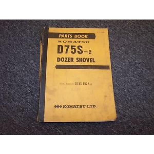 Komatsu Russia  D75S-2 Dozer Shovel Track Loader Original Parts Catalog Manual #1 image