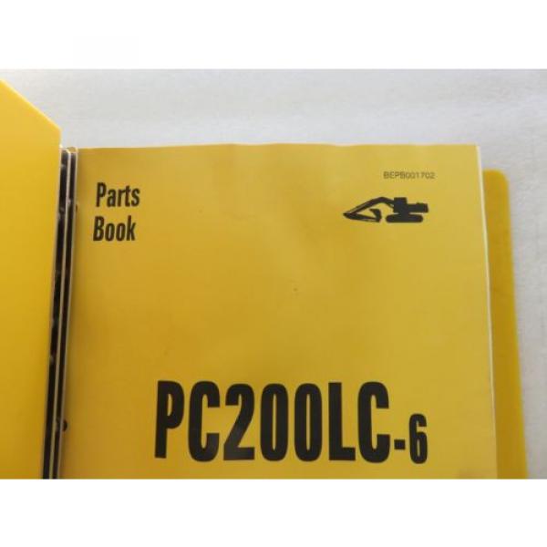 Komatsu Uruguay  - PC200LC-6 - Hydraulic Excavator Parts Manual BEPB001702 #5 image