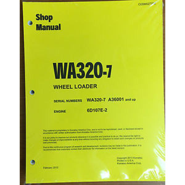 Komatsu Gambia  WA320-7 Wheel Loader Shop Service Repair Manual #1 image