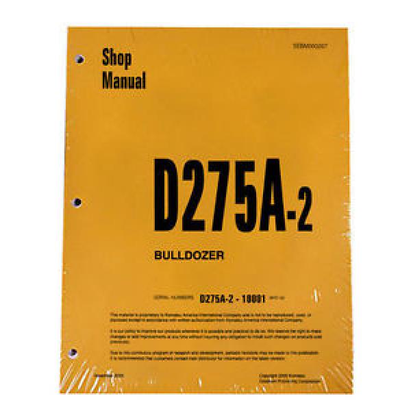 Komatsu Honduras  D275A-2 Bulldozer Service Workshop Repair Printed Manual #1 image