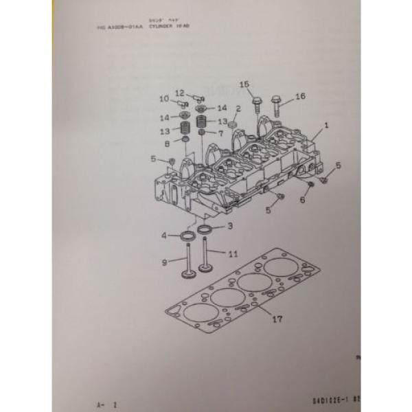 KOMATSU Malta  PC120-6 Hydraulic Excavator Parts Manual Book #4 image