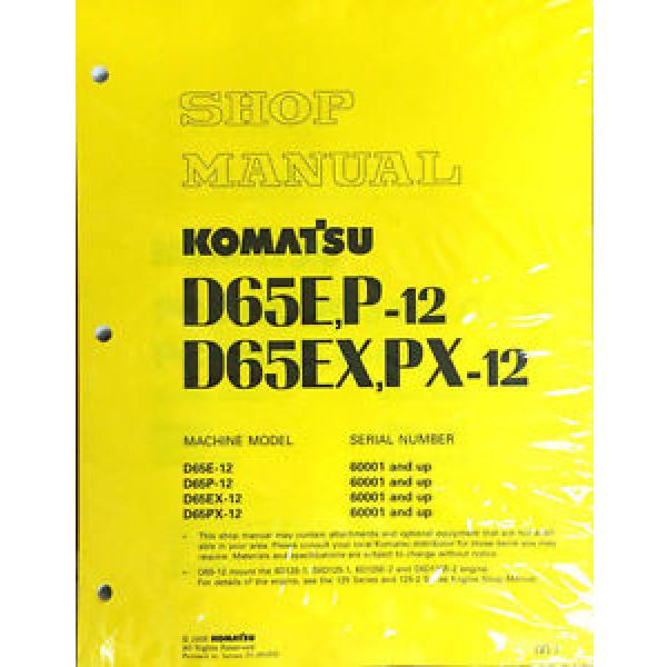 Komatsu Cuba  D65E/P-12, D65EX/PX-12 Dozer Bulldozer Service Shop Repair Manual #1 image
