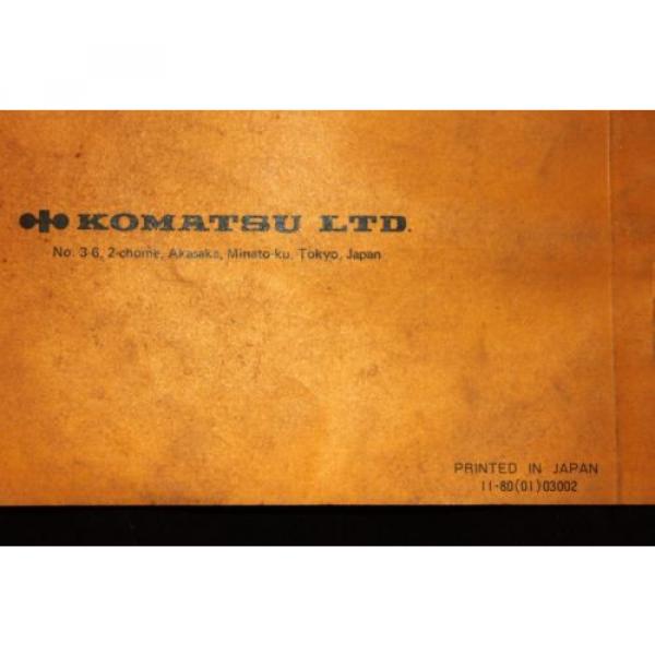 Komatsu Swaziland  attachment book shop Manual Catalog dozer crawler D355A #5 image