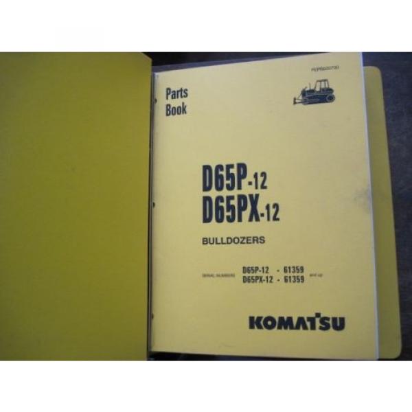 OEM Reunion  KOMATSU Bulldozer Crawler D65P-12 D65PX-12 PARTS Catalog Manual Book #2 image
