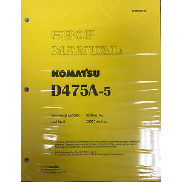 Komatsu Botswana  D475A-5 Service Repair Workshop Printed Manual #1 image