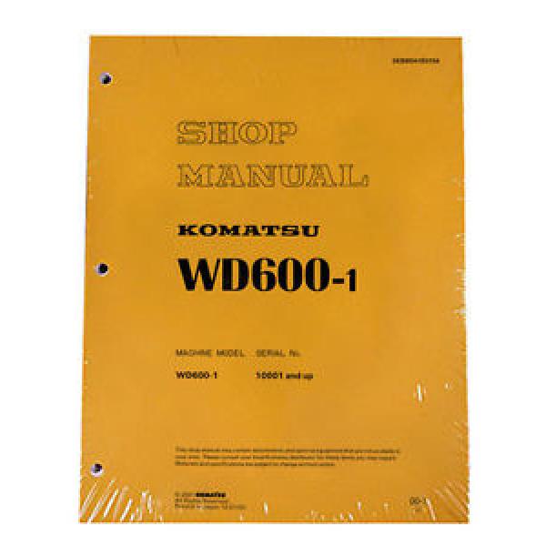 Komatsu Rep.  Service WD600-1 Series Wheel Dozer Shop Manual #1 image