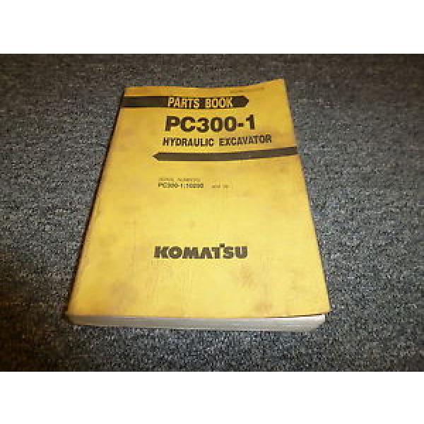 KOMATSU Moldova, Republic of  PC300-1 Hydraulic Excavator Parts Catalog Manual S/N PC300-1:10290 &amp; Up #1 image