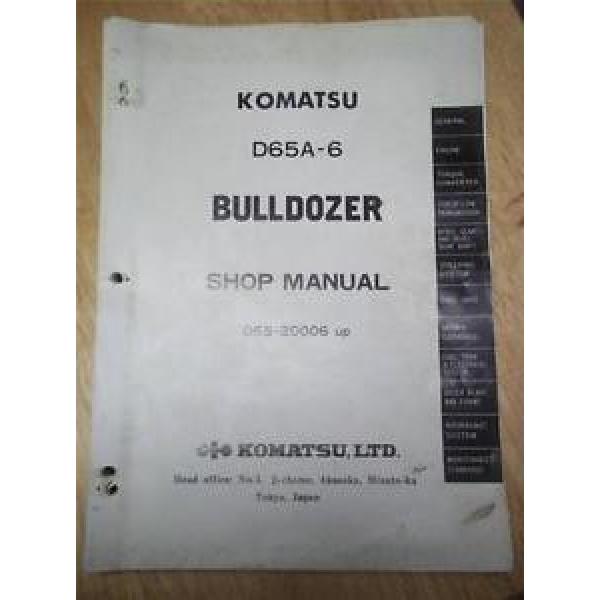 Komatsu Barbados  Shop/Service Manual~D65A-6 Bulldozer #1 image