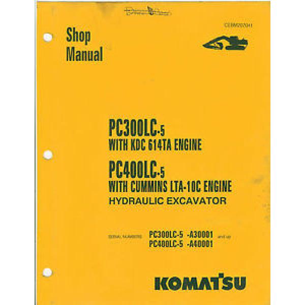 Komatsu Rep.  PC300LC-5 PC400LC-5 Excavator Shop Manual #1 image